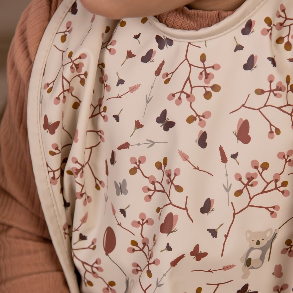 nuuroo Ida bib coated Bib Koala Flower