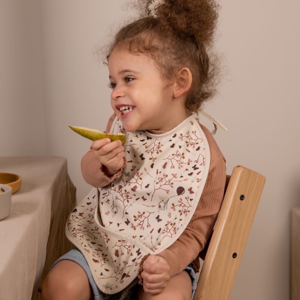 nuuroo Ida bib coated Bib Koala Flower