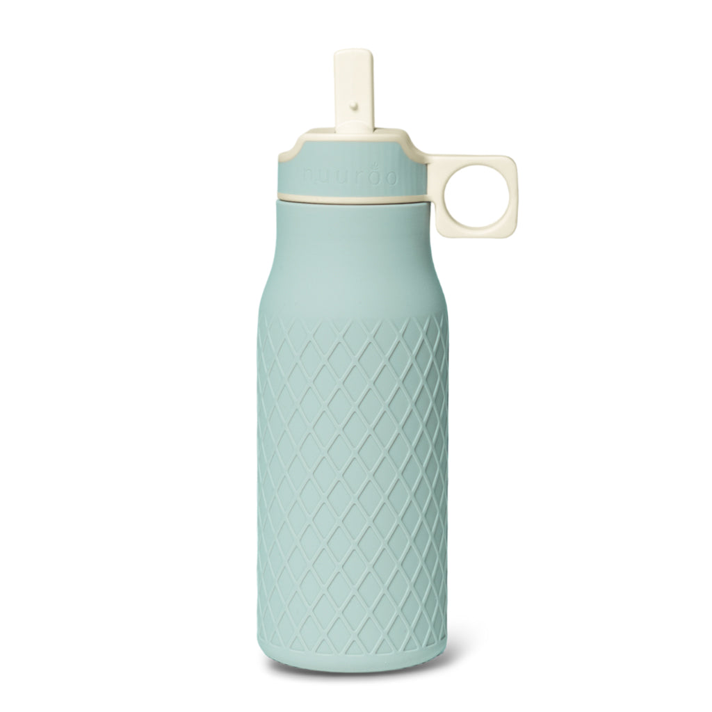 nuuroo Isa silicone drinking bottle 400 ml Drinking bottle Desert sage