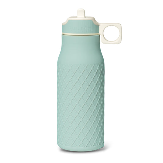 nuuroo Isa silicone drinking bottle 400 ml Drinking bottle Desert sage