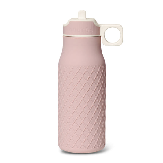 nuuroo Isa silicone drinking bottle 400 ml Drinking bottle Woodrose