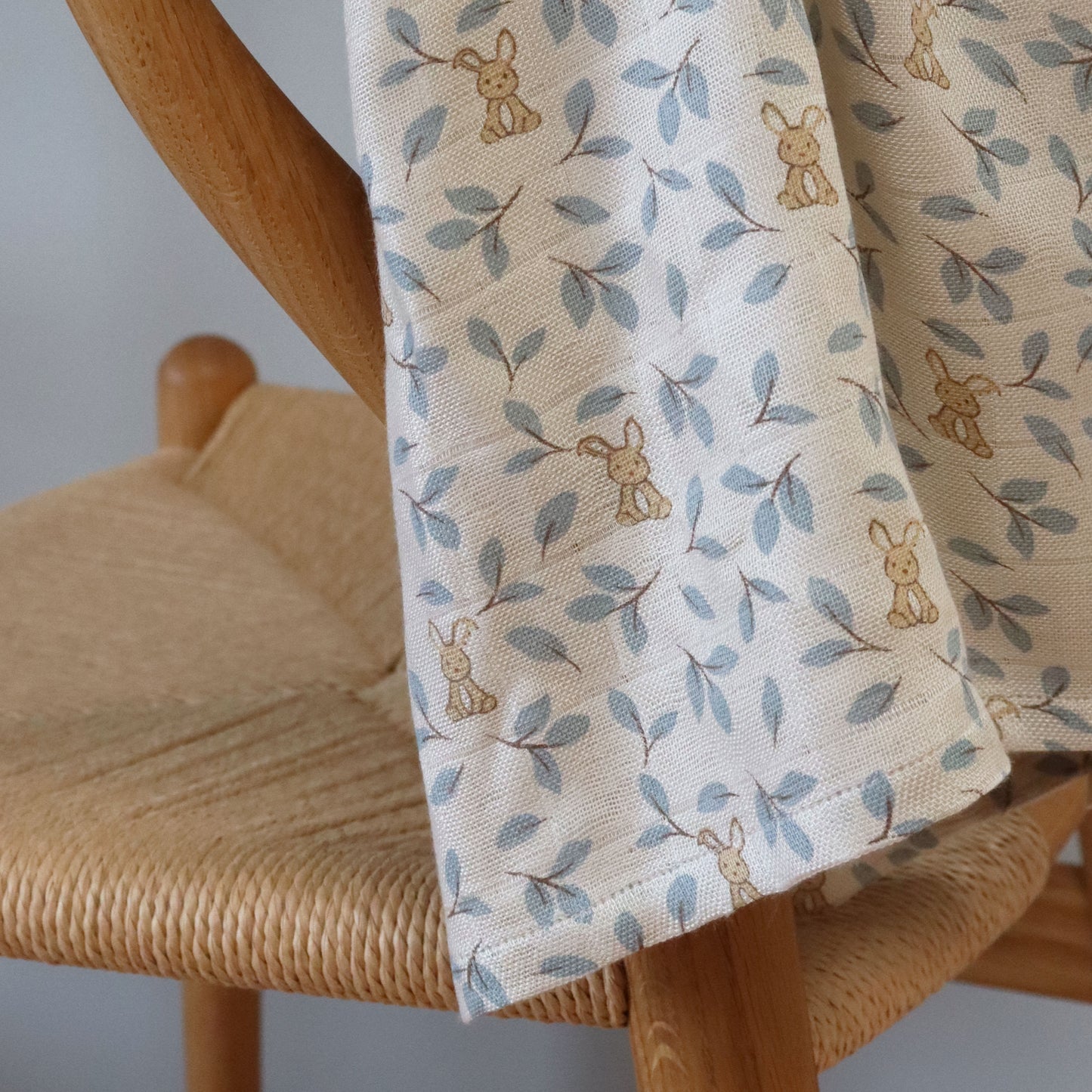 nuuroo Josefine bamboo muslin cloth 2-pack Muslin cloth Bunny leaf
