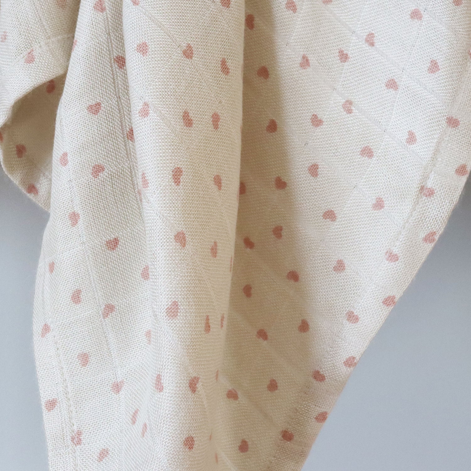 nuuroo Josefine bamboo muslin cloth 2-pack Muslin cloth Hearts