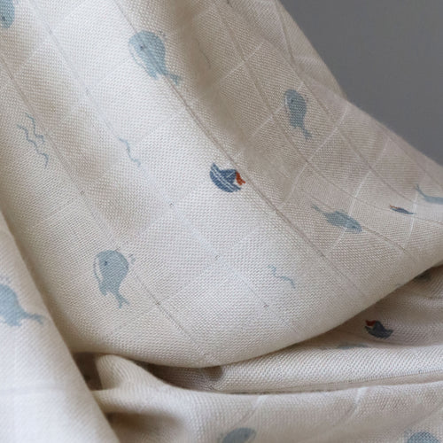 nuuroo Josefine bamboo muslin cloth 2-pack Muslin cloth Ocean