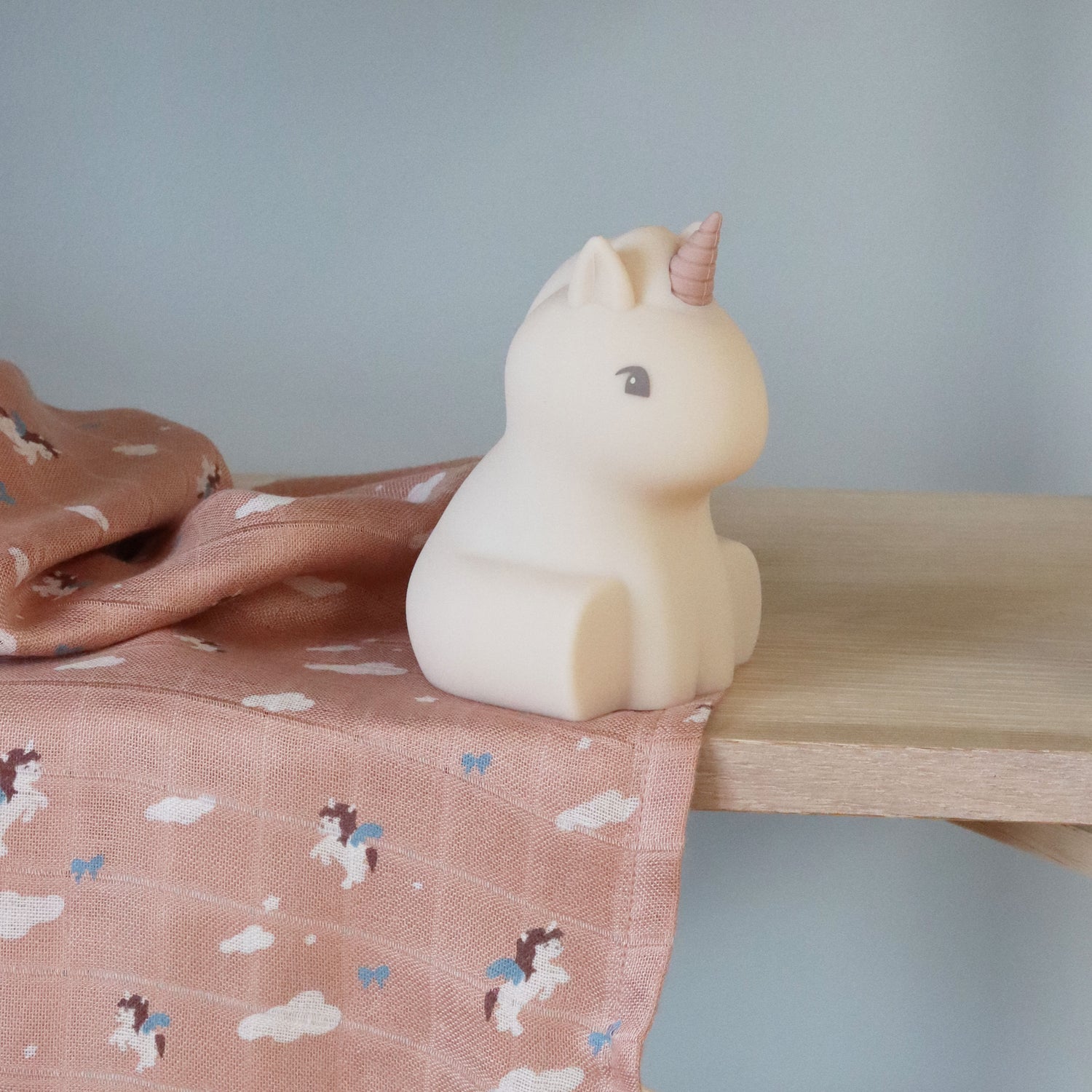 nuuroo Josefine bamboo muslin cloth 2-pack Muslin cloth Unicorn sky