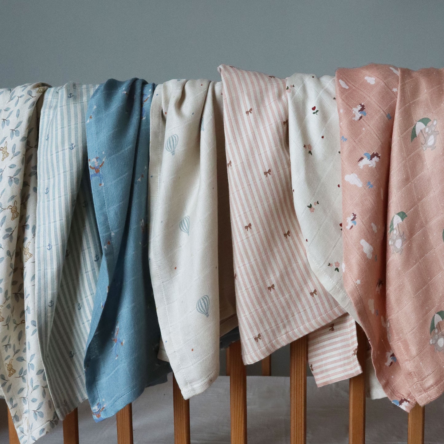 nuuroo Josefine bamboo muslin cloth 2-pack Muslin cloth Unicorn sky