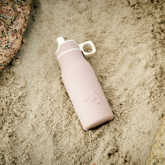 nuuroo Lau silicone drinking bottle 400 ml Drinking bottle Woodrose
