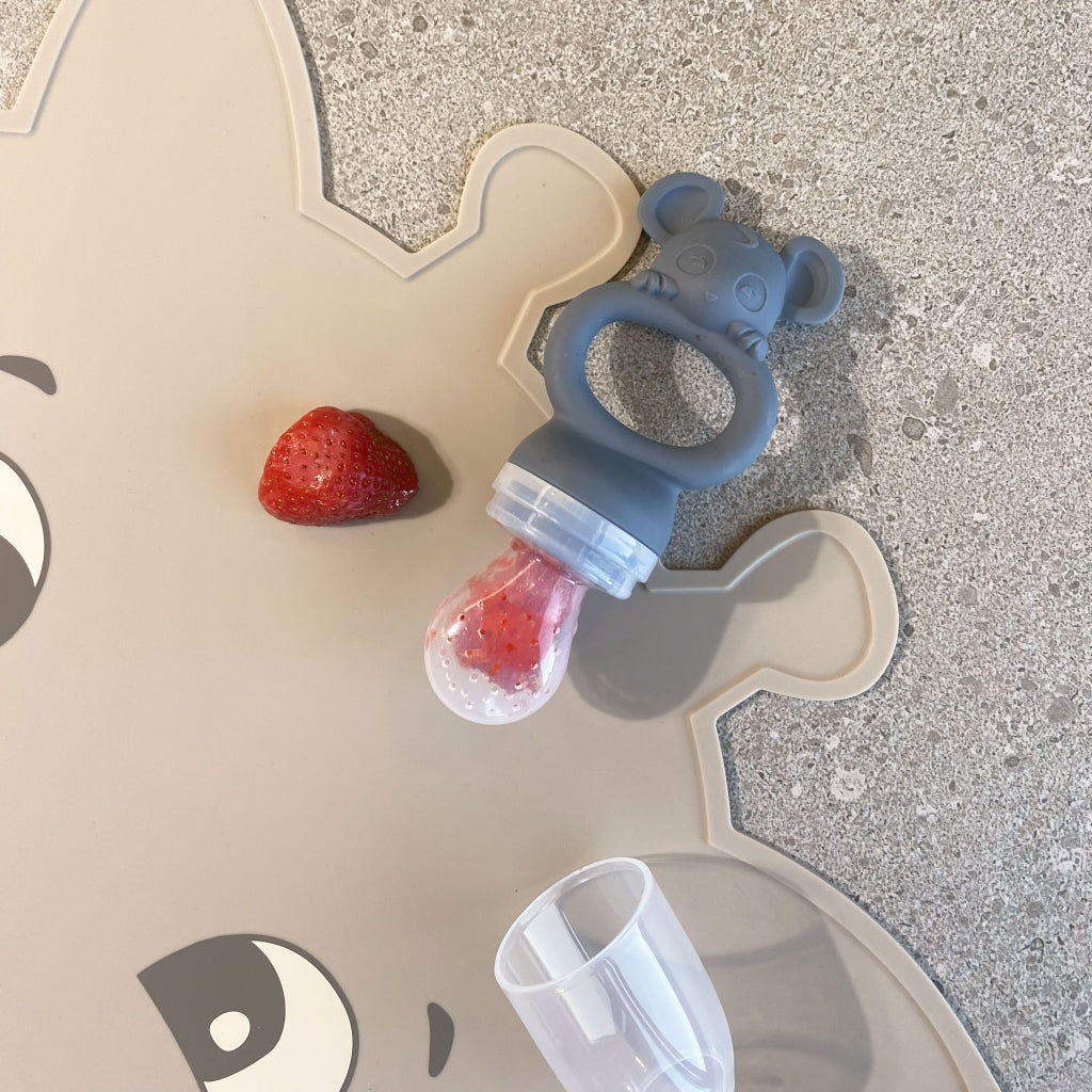 nuuroo Lauge pacifier - 2-pack Fruit pacifier Transparent