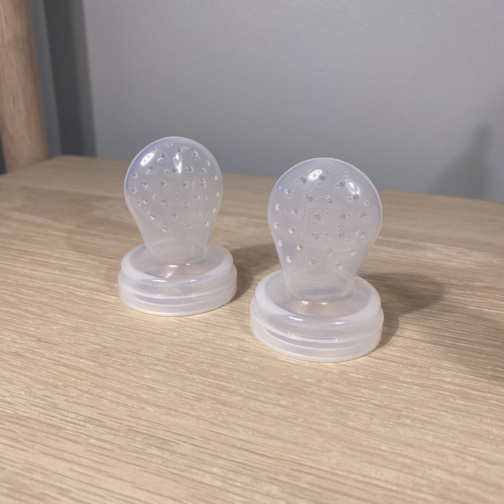 nuuroo Lauge pacifier - 2-pack Fruit pacifier Transparent