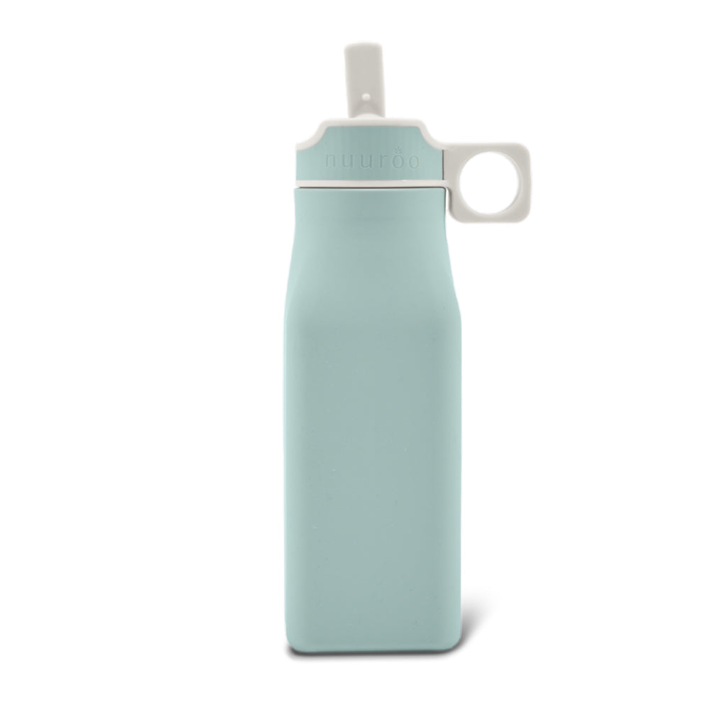 nuuroo Lindi silicone drinking bottle 450 ml Drinking bottle Desert sage