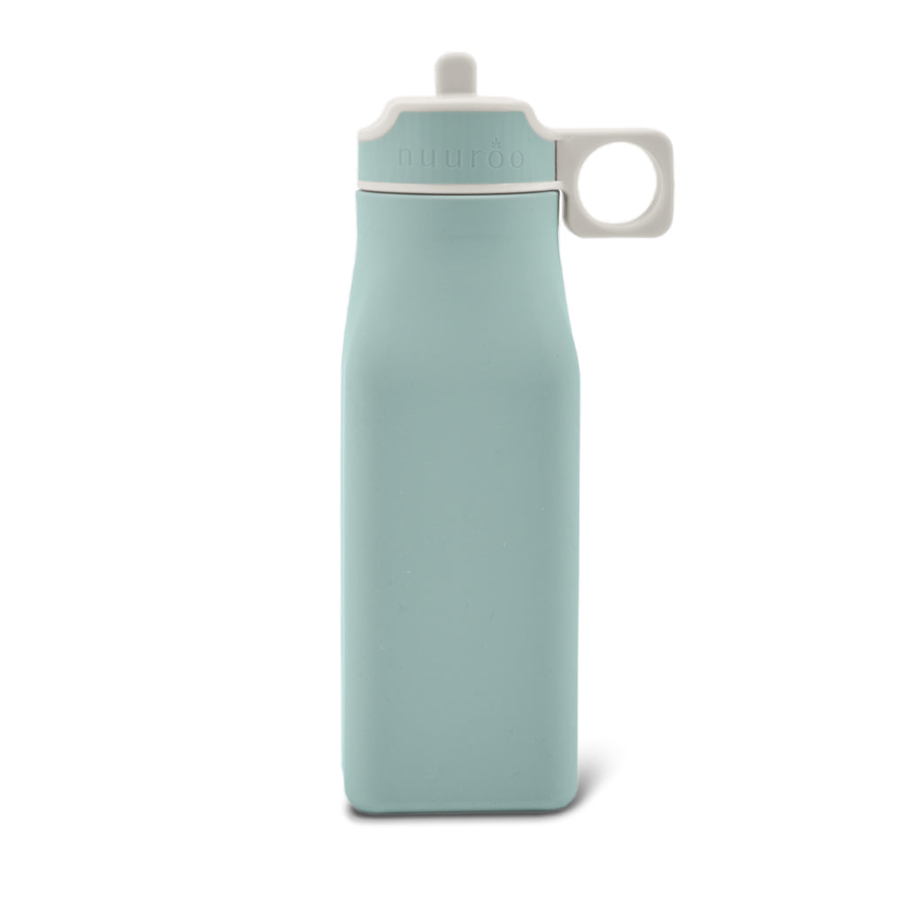 nuuroo Lindi silicone drinking bottle 450 ml Drinking bottle Desert sage