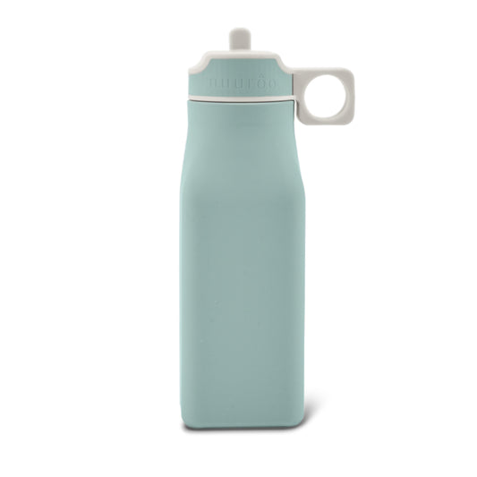 nuuroo Lindi silicone drinking bottle 450 ml Drinking bottle Desert sage