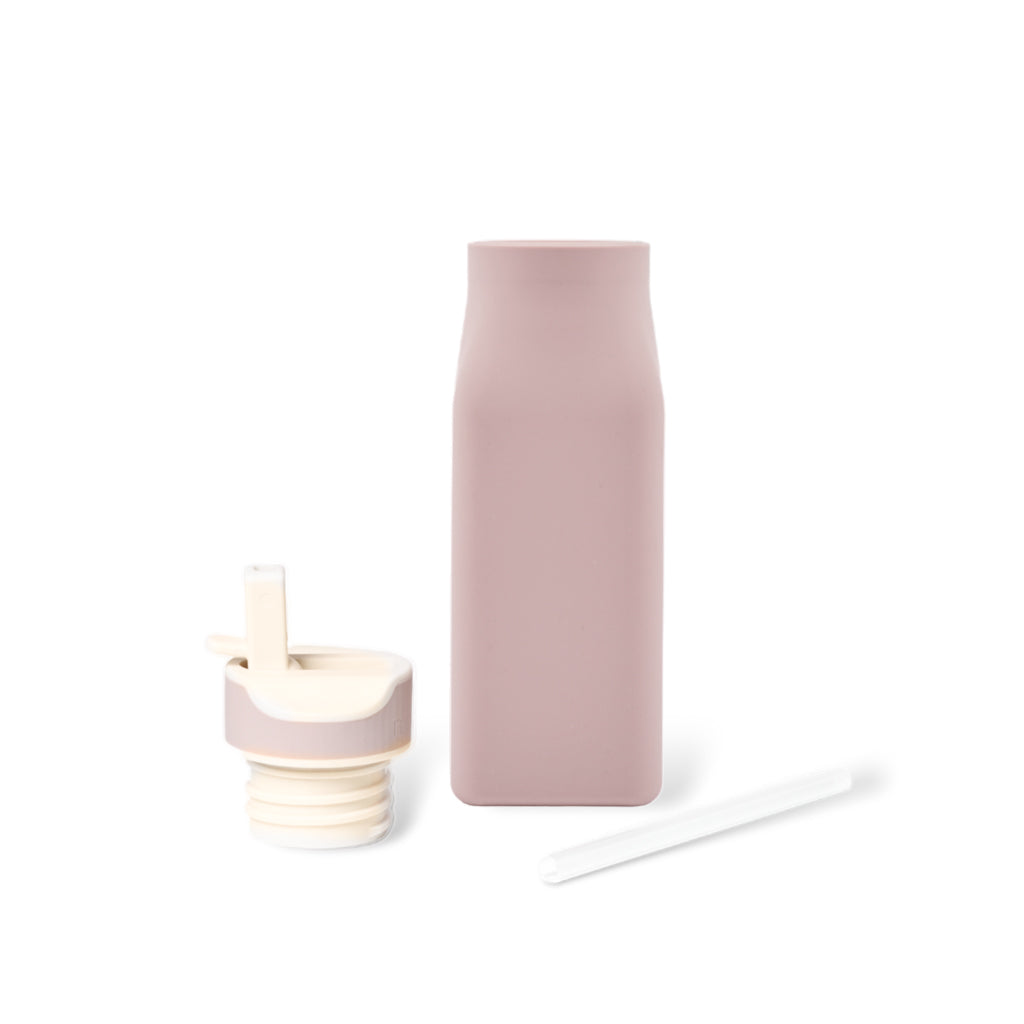 nuuroo Lindi silicone drinking bottle 450 ml Drinking bottle Woodrose