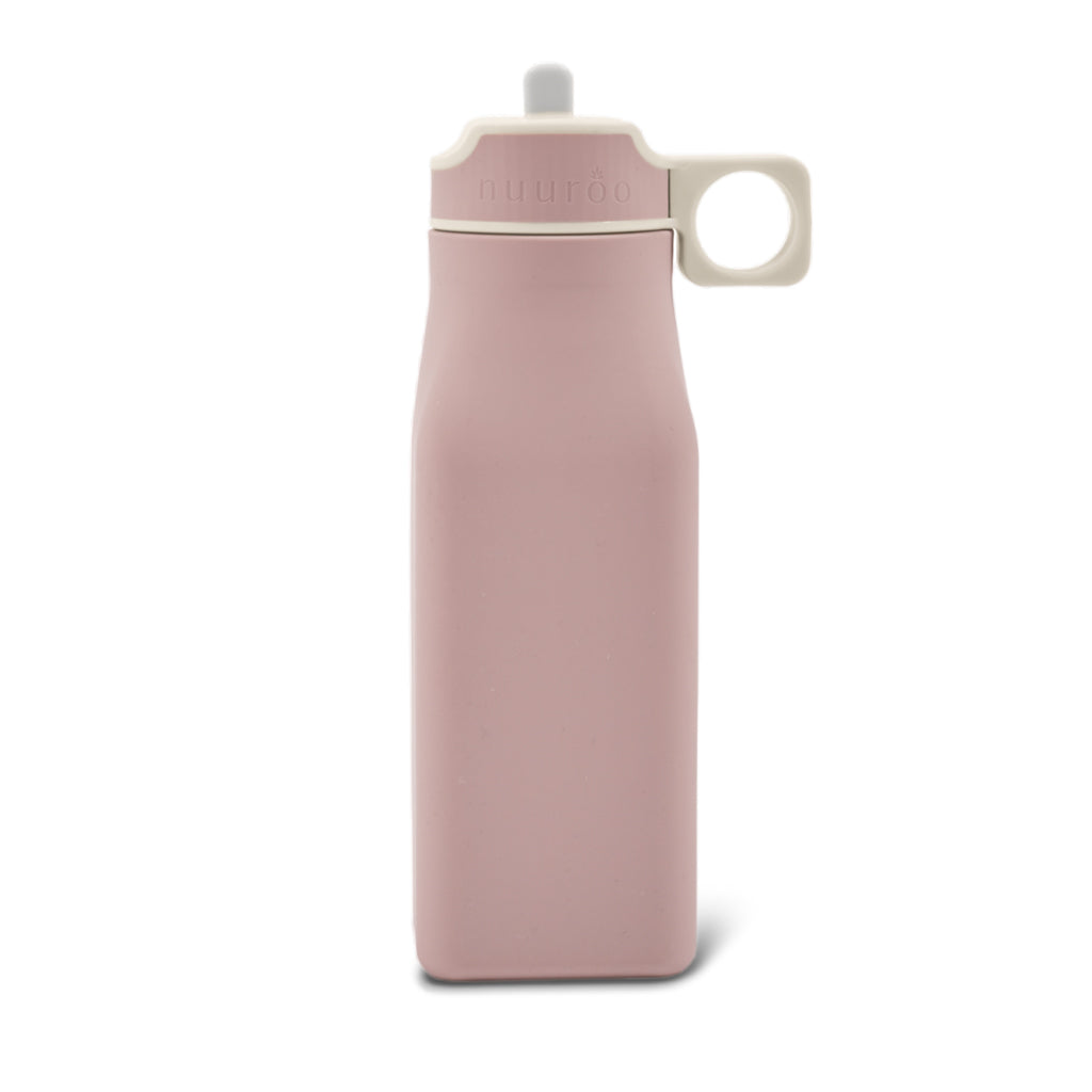 nuuroo Lindi silicone drinking bottle 450 ml Drinking bottle Woodrose