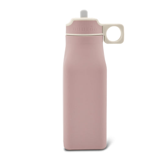 nuuroo Lindi silicone drinking bottle 450 ml Drinking bottle Woodrose