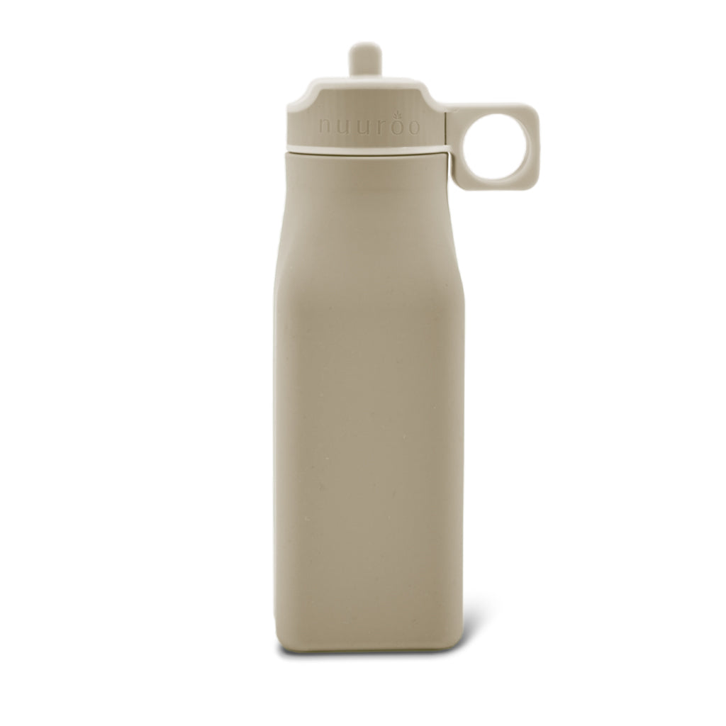 nuuroo Lindi silicone drinking bottle 450 ml Drinking bottle Cobblestone