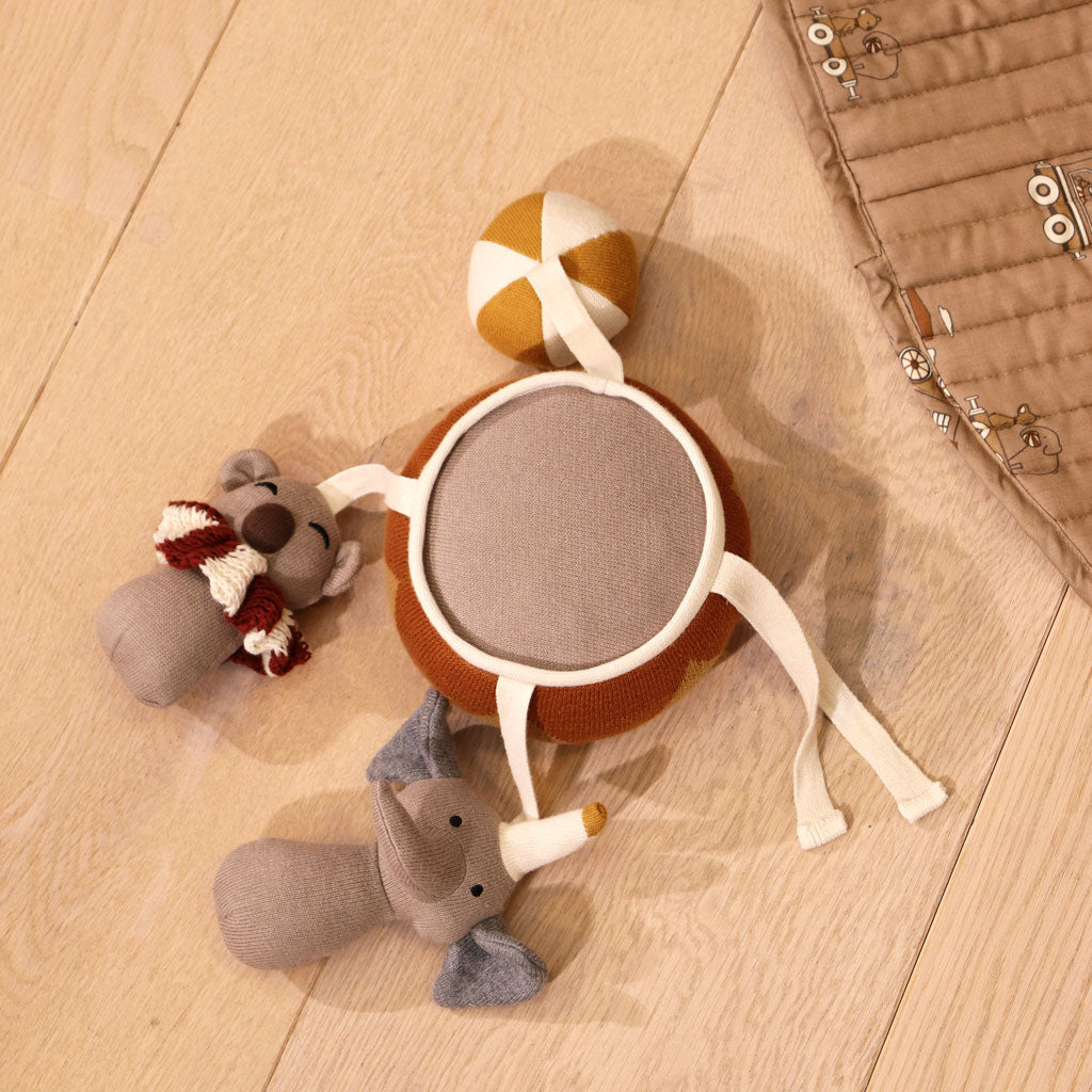 nuuroo Magnus knitted activity toy - drum Toy Multi mix
