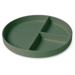 nuuroo Mingo divided silicone plate  Dusty green