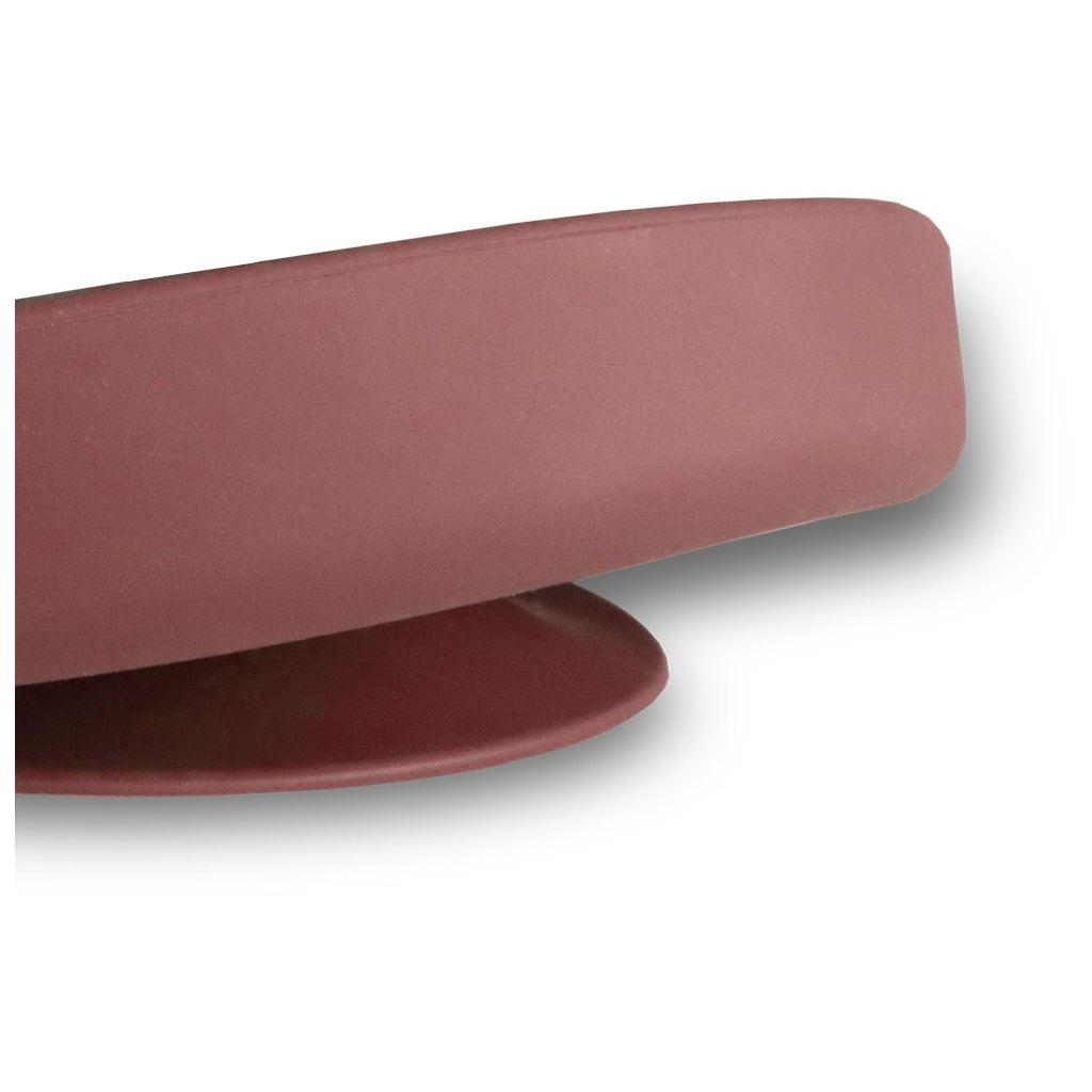 nuuroo Mingo divided silicone plate Deep plate Mahogany