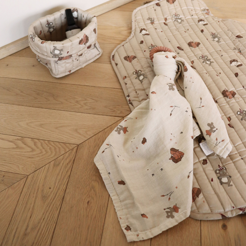 nuuroo Minnie muslin swaddle Swaddle Cream unicorn