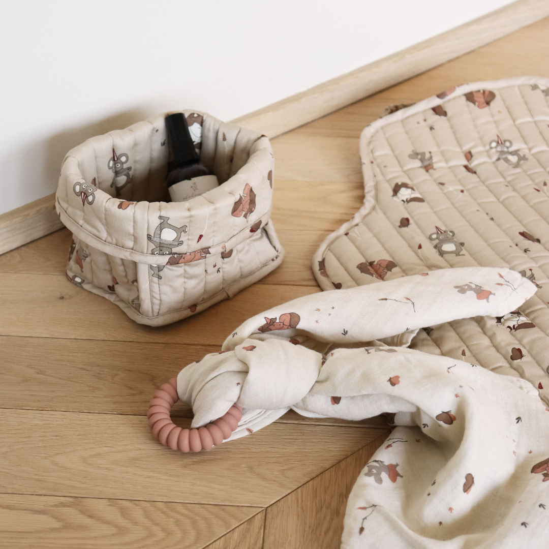 nuuroo Minnie muslin swaddle Swaddle Cream unicorn
