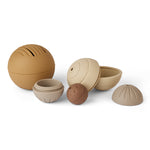 nuuroo Neo silicone ball 4-pack Toy Brown mix
