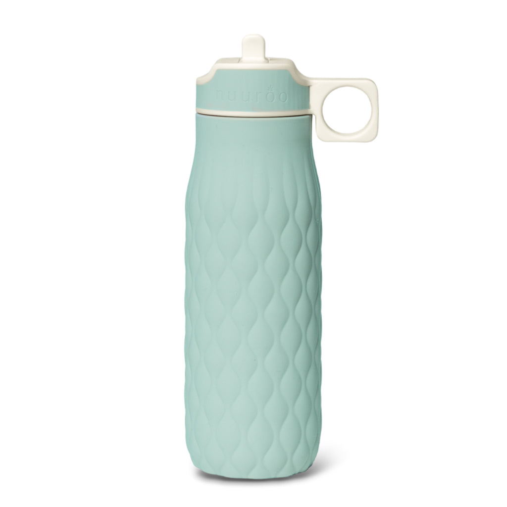nuuroo Nima silicone drinking bottle 400 ml Drinking bottle Desert sage
