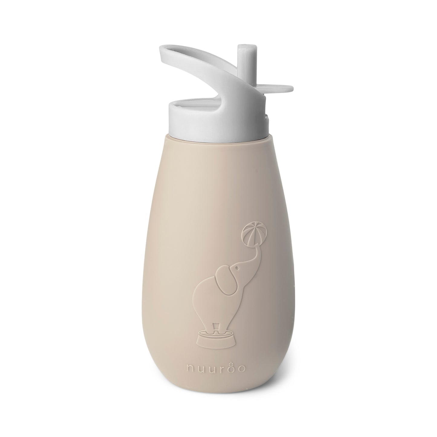 nuuroo Pax silicone drinking bottle - 350 ml Drinking bottle Creme