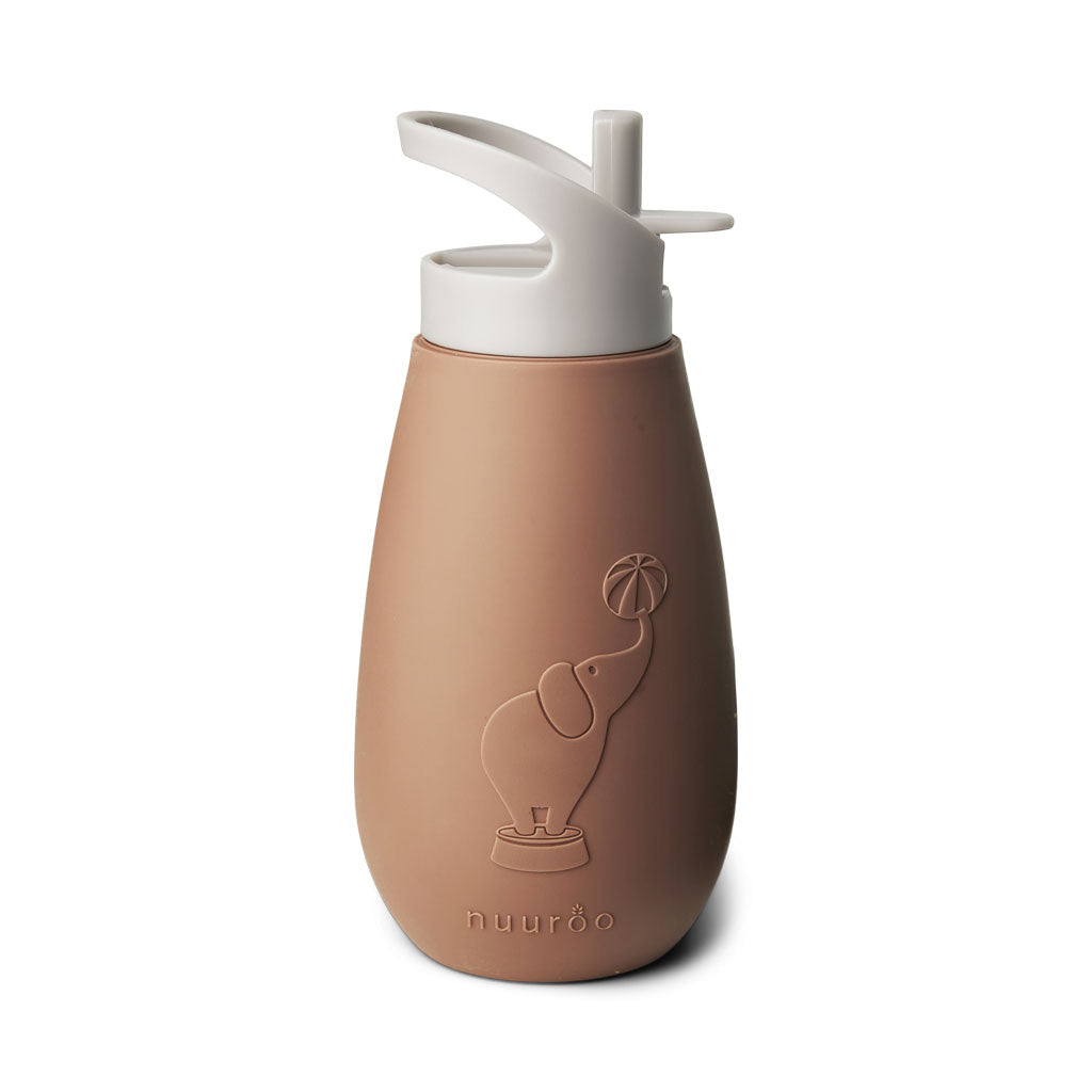 nuuroo Pax silicone drinking bottle - 350 ml Water bottle Chocolate malt
