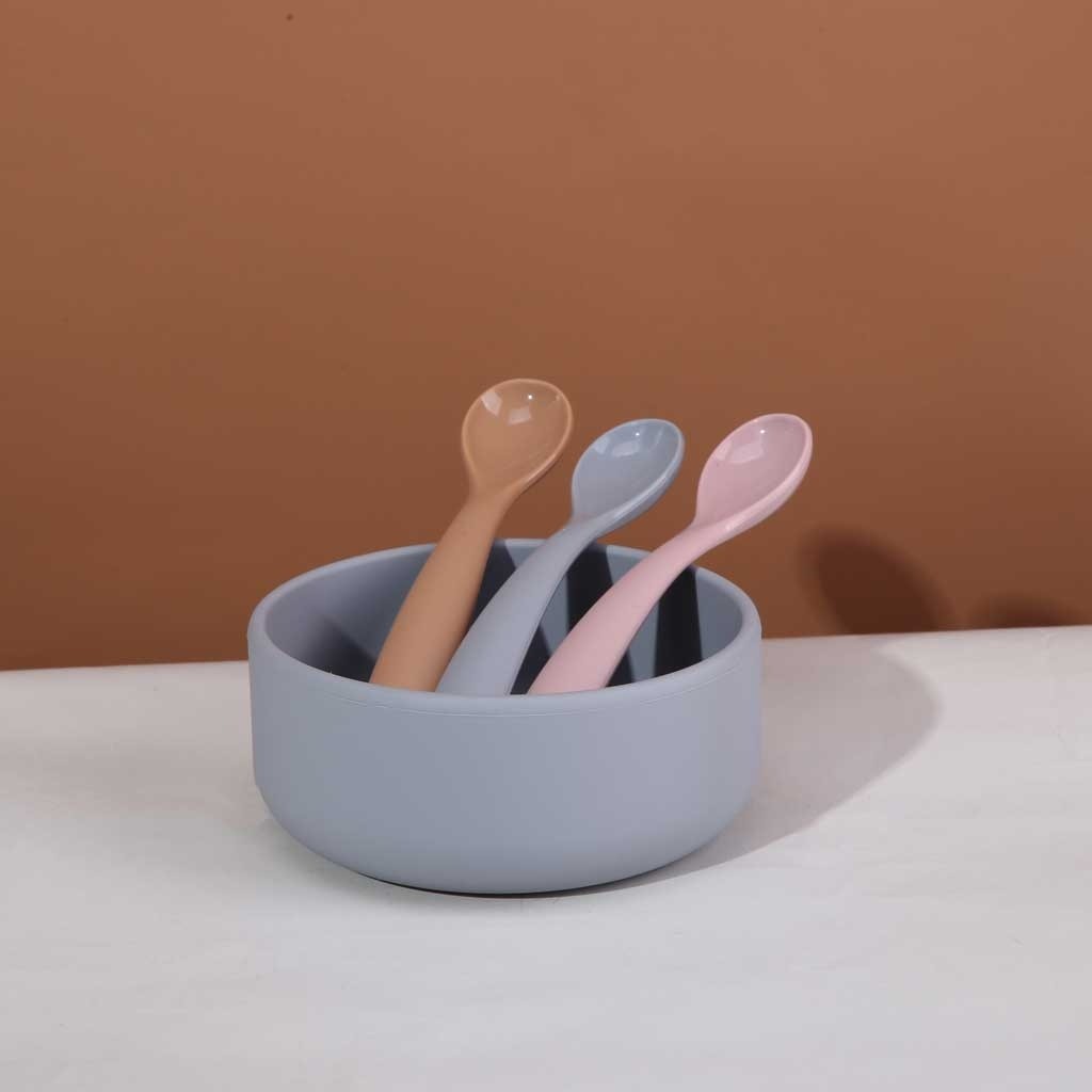 nuuroo Petu Petu - Cody silicone bowl Tabelware Dusty blue