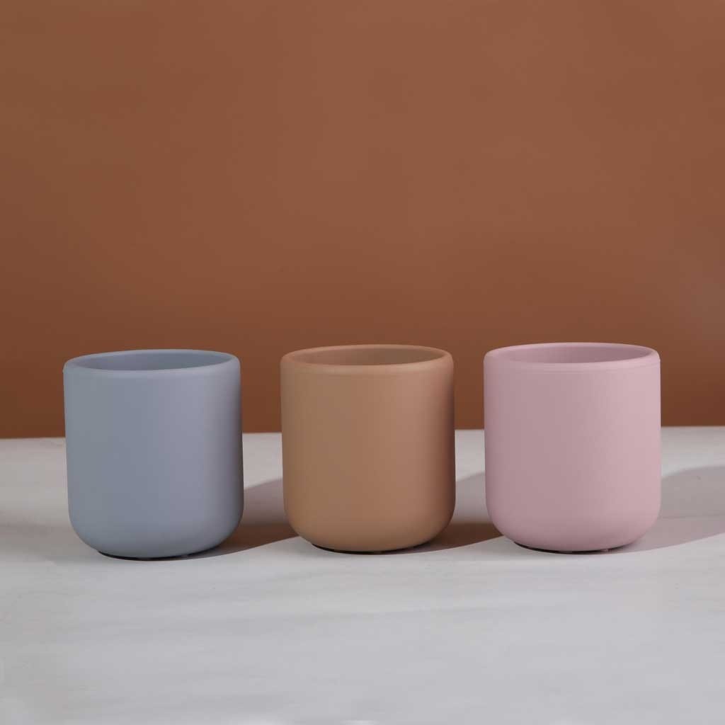 nuuroo Petu Petu - Cooper silicone cup Tabelware Dusty blue
