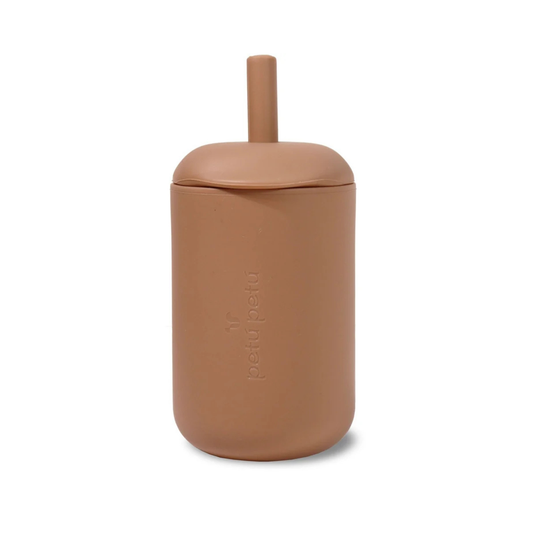 nuuroo Petú Petú - Eli silicone cup with straw Kop Caramel