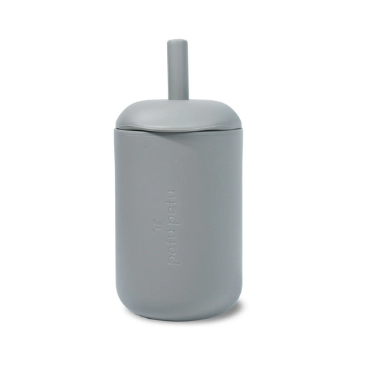 nuuroo Petú Petú - Eli silicone cup with straw Kop Dusty blue