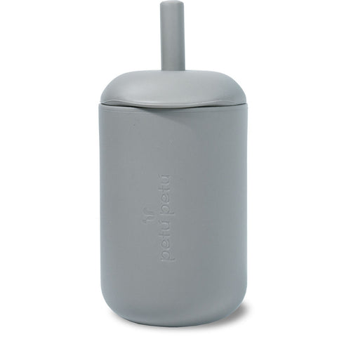 nuuroo Petu Petu - Ivy silikone kop med sugerør Tabelware Dusty blue