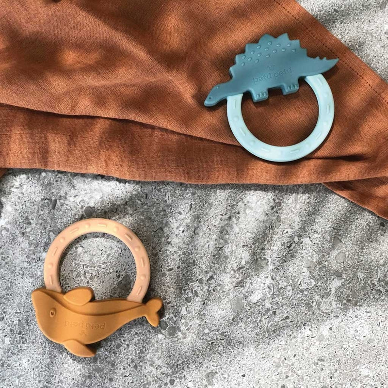 nuuroo Petu Petu - Koly teether Teether Turquoise Dino