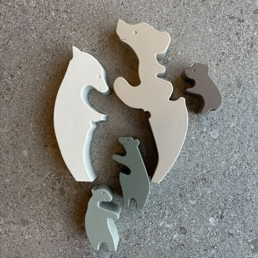 nuuroo Petu Petu - Lucca silicone puzzle Toy Forest mix