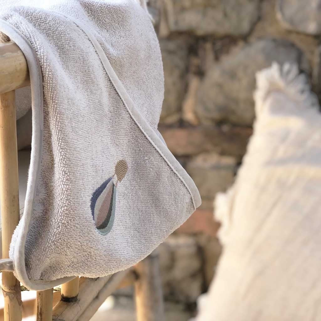 nuuroo Petu Petu - Mano håndklæde med hætte - stor Towel Air Balloon