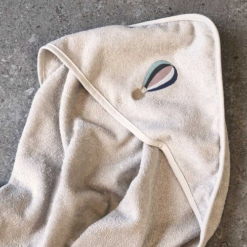 nuuroo Petu Petu - Mano håndklæde med hætte - stor Towel Air Balloon
