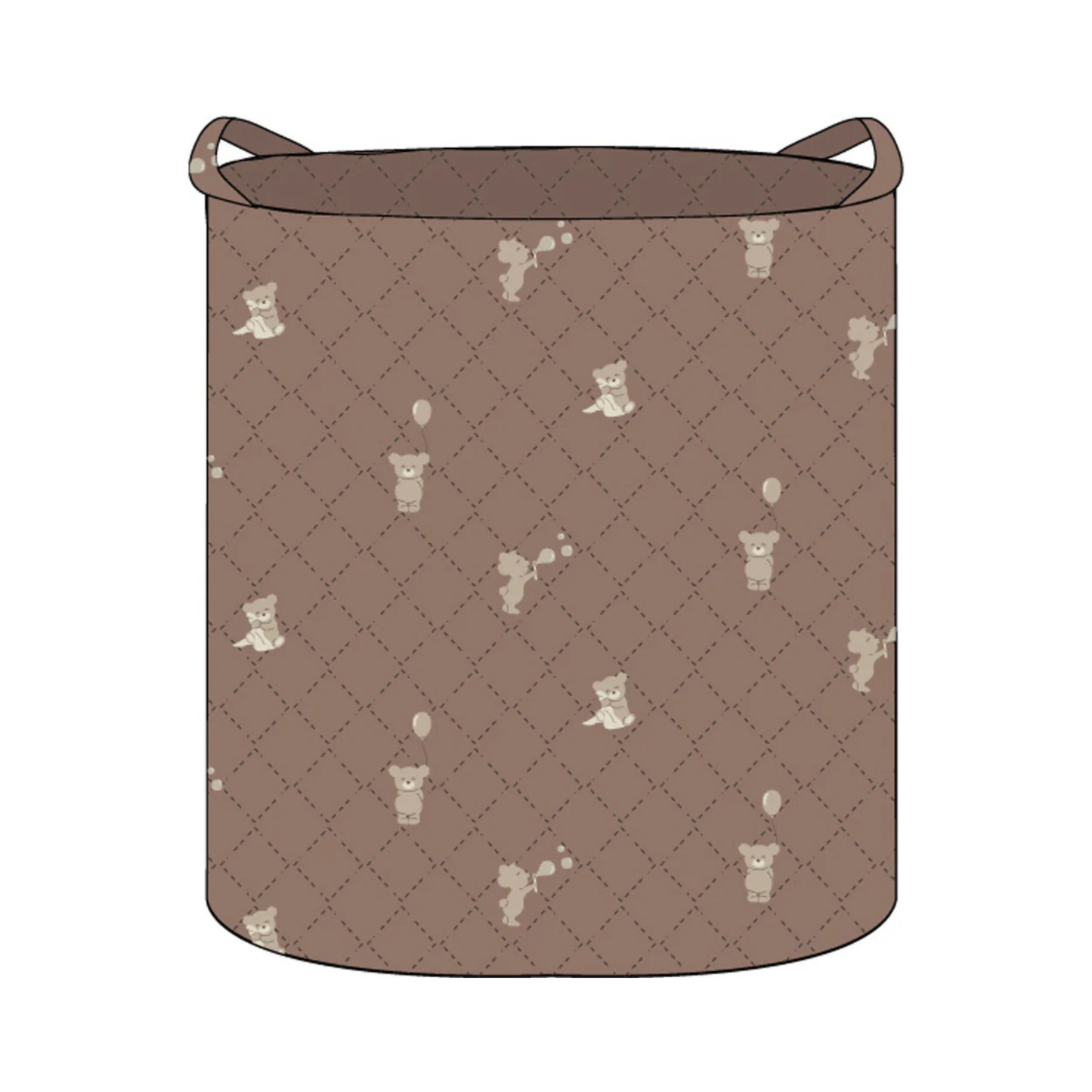nuuroo Petú Petú - Ragge quilted storage Bag Opbevaringskurv Teddy