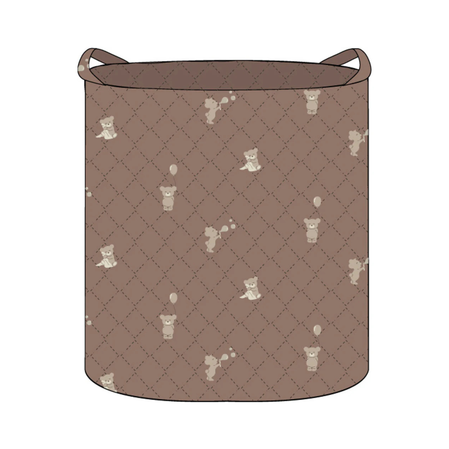 nuuroo Petú Petú - Ragge quilted storage Bag Opbevaringskurv Teddy