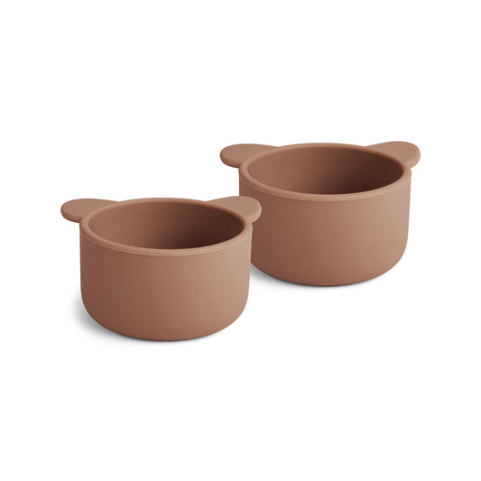 nuuroo Rosa silicone snack box small 2-pack Snackbox Chocolate malt