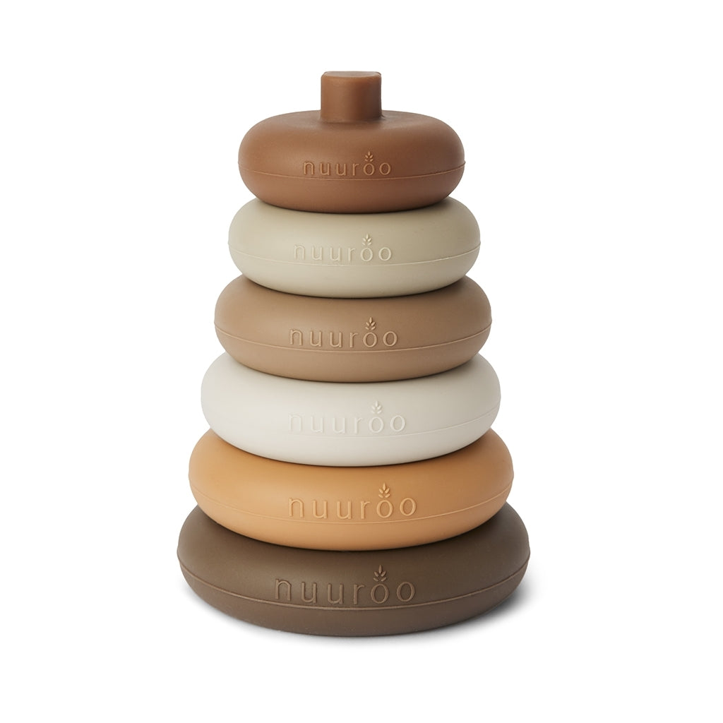 nuuroo Sasha silicone activity toy Toy Brown color mix