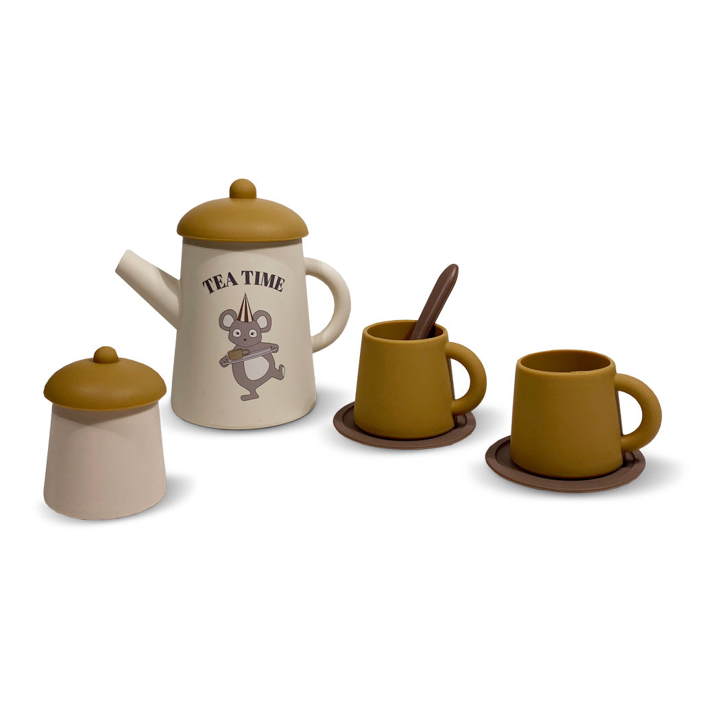 nuuroo Sia silicone tea set Toy Cream mix