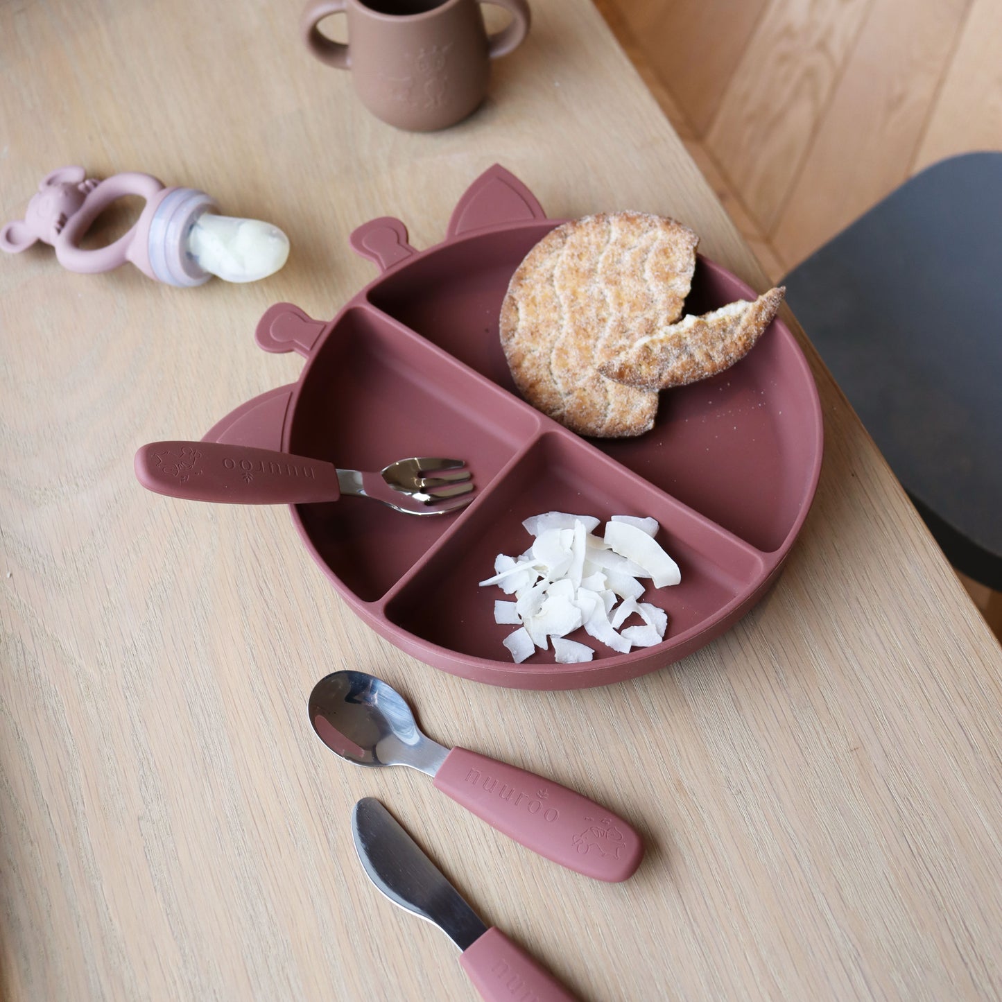 nuuroo Theodor spoons 3 pack Cutlery Mahogany
