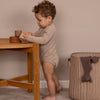 nuuroo Vanja silicone stacking tower Toy Brown color mix