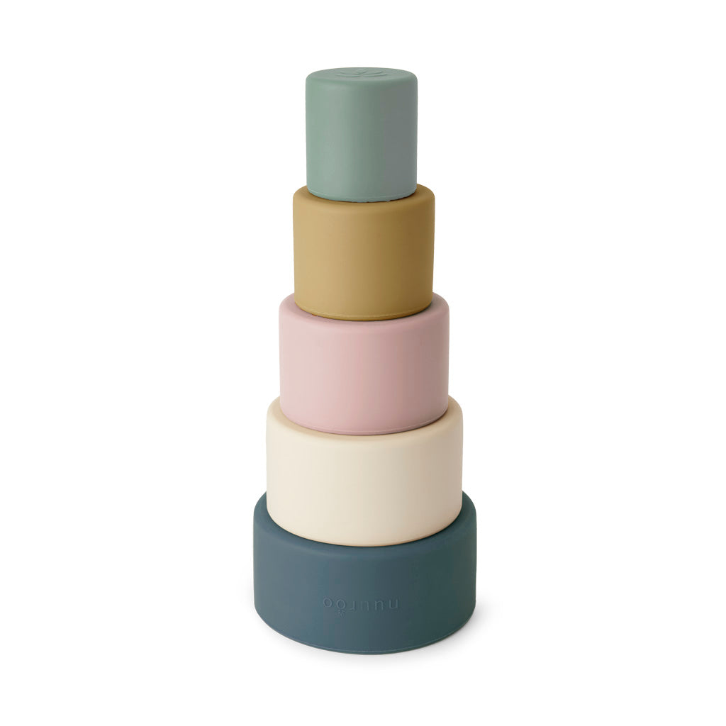 nuuroo Vanja silicone stacking tower Toy Multi mix