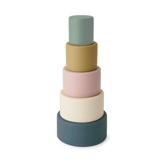 nuuroo Vanja silicone stacking tower Toy Multi mix