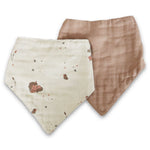 nuuroo Villads muslin bib 2-pack Bib Unicorn/Rose dust