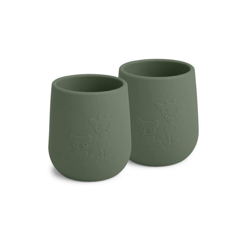 nuuroo Abel toodler silicone cup - 2 pack Cup Dusty green