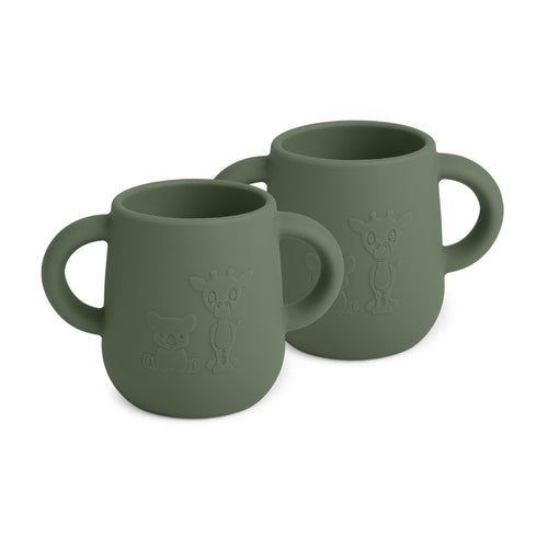 nuuroo Abiola silicone cup - 2 pack Cup Dusty green